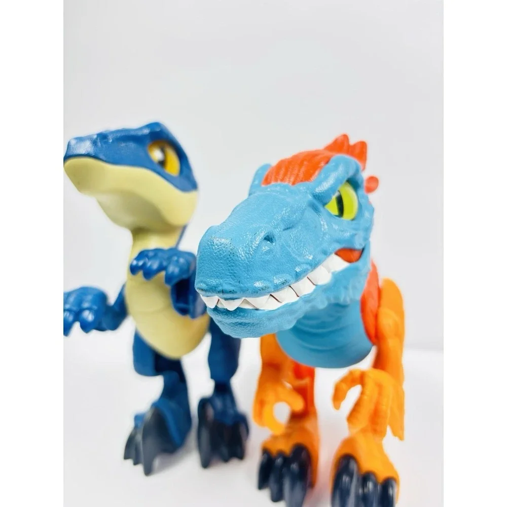 Fisher Price Imaginext Jurassic World Dominion Pyroraptor XL And Raptor XL‎